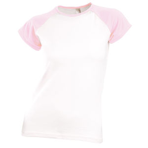 vente t shirt personnalisé Blanc Rose clair